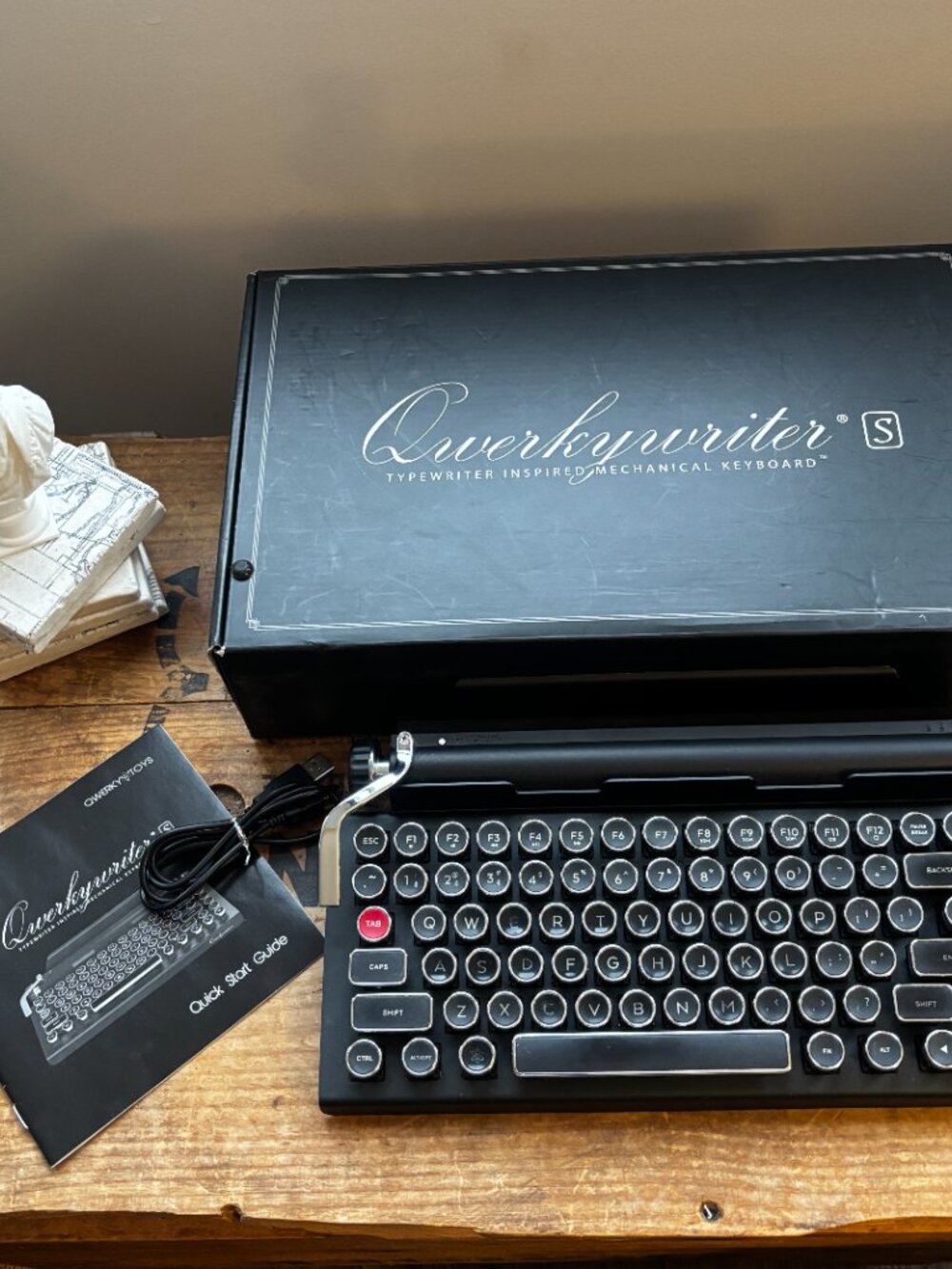 Qwerkywriter S mechanical keyboard, used